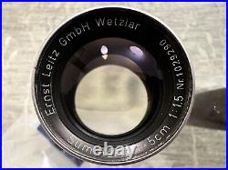 Leica Leitz Summarit 50mm Screw mount SM L39 F/1.5 F1.5 Lens #1029290