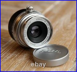 Leica Leitz Summaron 35mm f3.5 M Mount Lens Near MINT condition c/w Leica Caps