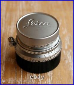 Leica Leitz Summaron 35mm f3.5 M Mount Lens Near MINT condition c/w Leica Caps