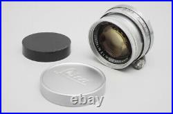 Leica Leitz Summicron 50m 5cm f/2 Radioactive Yellow Glass Lens, L39 Screw Mount