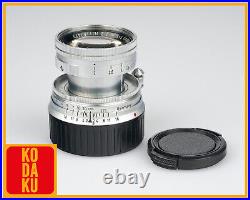 Leica Leitz Summicron 50mm 5cm F2 Lens chrome M mount collapsibe READ