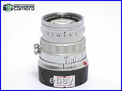 Leica Leitz Summicron M 5cm 50mm F/2 E39 Lens Silver Rigid Early Ver