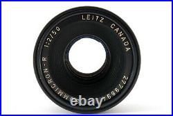 Leica Leitz Summicron-R 50mm f/2 new 3-CAM Excellent+++ From Japan 6640