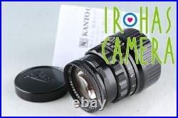 Leica Leitz Summicron Rigid 50mm F/2 Black Painted By Kanto Camera #37064 T