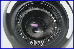 Leica Leitz Summicron-m 35mm f2 Canada Version with Leitz Lense Hood ND Filter