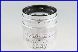 Leica Leitz Summilux 50mm F/1.4 for Leica L39 CLA By Kanto Camera #50499 L1