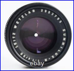 Leica Leitz Summilux-R f/1.4 50mm Lens 3 Cam 2nd ver. E55 SLR Leica-R mount Exc