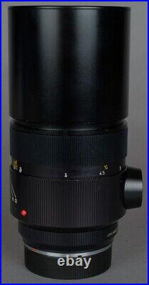 Leica Leitz Telyt-R 250mm f4 3-Cam Prime Telephoto Lens withWarranty