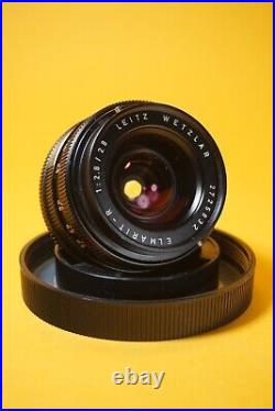 Leica Leitz Wetzlar 28mm F2.8 Elmarit-R Wide Angle Lens