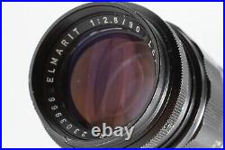 Leica Leitz Wetzlar Elmarit M 90mm f/2.8 Telephoto Lens Black From JAPAN #EM39