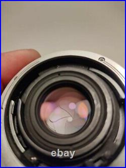Leica Leitz Wetzlar Elmarit-R 28mm f/2.8 2cam with EF adapter, 49mm front ring