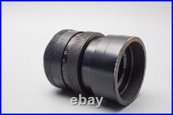 Leica Leitz Wetzlar Elmarit-R 90mm f/2.8 Lens, 3 Cam, Black For R Mount