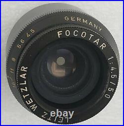 Leica Leitz Wetzlar Enlarger Lens Focotar 14.5 / 50 F4.5 F16 50mm Good Cond