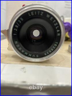 Leica Leitz Wetzlar Summaron-M 35mm F/2.8 35/2.8 Lens Chrome #1628629