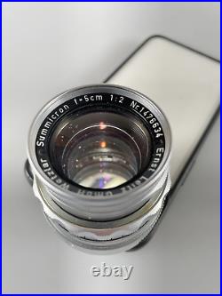 Leica Leitz Wetzlar Summicron-M 50mm F2 Dual Range DR f2 Lens Rigid