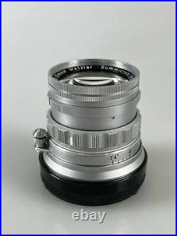 Leica Leitz Wetzlar Summicron M 50mm F2 Rigid Lens CLAd DAG