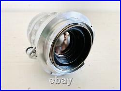 Leica Leitz Wetzlar Summicron M 50mm f2 Rigid Lens with Caps