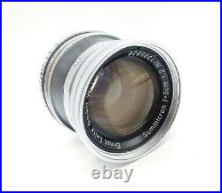 Leica Leitz Wetzlar Summicron f=5cm 12 39mm Leica Thread Mount Lens