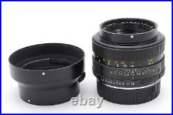 Leica Leitz Wetzlar Summilux-R 50mm f/1.4 Lens with Hood From JAPAN Exc+++++