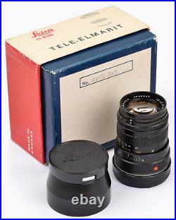 Leica M TELE-ELMARIT 12,8/90 No. 2588337 LEITZ CANADA KOMPLETT mit ORIGINAL BOX