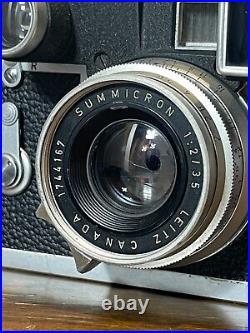 Leica M2 Rangefinder Camera 35MM f2 Leitz Lense