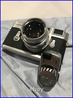 Leica M3 Camera + Leitz Summicron F=5cm 12 Lens + Leica Meter MR