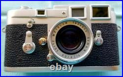 Leica M3 DBP SS Camera 1157667 with Leitz Wetzlar Elmar 12.8/50 Lens