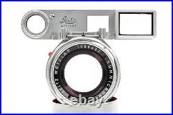 Leica M3 Single Stroke Camera Body Silver +Leitz Wetzlar Summicron 50mm f/2 Lens