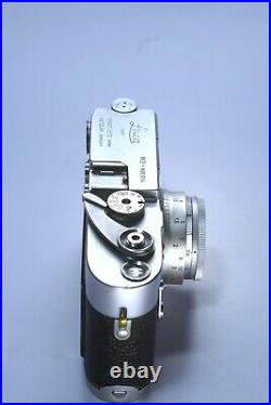 Leica M3 double stroke Camera With 50mm Leitz Elmar Lens