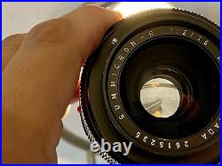 Leica R Summicron 12 35mm Leitz Made In Canada FOR NIKON F BAYONET