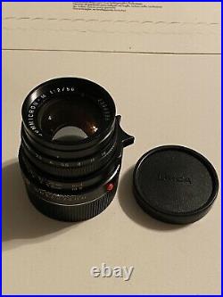 Leica SUMMICRON-M 50mm F/2 Lens LEITZ Black