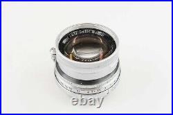 Leica Summicron 2 5cm 5 50 50mm YELLOW COATING M39 mount Leitz RARE 84984