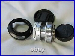 Leica Summicron 50mm 12 (5cm) COLLAPSIBLE Ernst Leitz GmbH Wetzlar. LTM mount