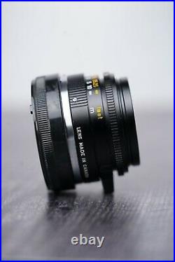 Leica Summicron M 35mm F2 Canada with Leica Lens Caps & Leitz UVa Filter