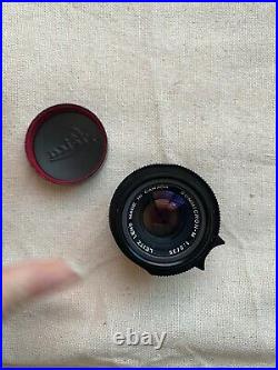 Leica Summicron-M 35mm F2 Leitz Canada