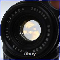 Leica Summicron M 35mm f/2 color Black Leitz Canada 6pcs rear lens cap set
