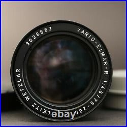 Leica VARIO-ELMAR-R 75-200 mm F/4.5 near mint LEITZ WETZLAR Objektiv