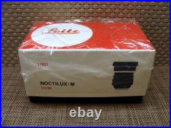 Leitz 11821 Leica Noctilux-M 11/50mm E60 1a Sammlerstück/ boxed OVP