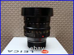 Leitz 11821 Leica Noctilux-M 11/50mm E60 Lens mit original Hood RAR