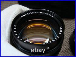 Leitz 11821 Leica Noctilux-M 11/50mm E60 Lens mit original Hood RAR