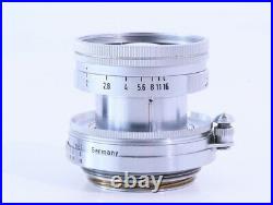 Leitz 12/5 cm Summicron Leica L39 Mount lens withUVa filter, Exc++ #1302