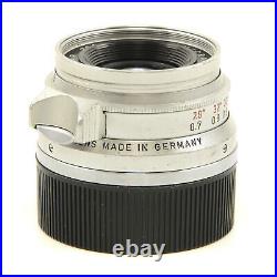 Leitz 35mm F2 Summicron 8 Element Germany Sawom / 11308 #4027