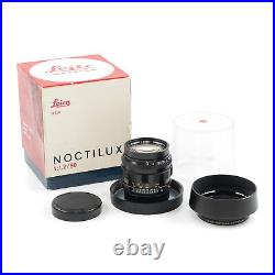Leitz 50mm F1.2 Noctilux + Box 1st Batch Thick Front Rim Very Rare 11820 #4289