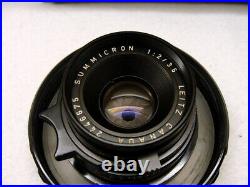 Leitz Canada Leica Summicron-M 12/35mm black 1a Sammlerstück RAR