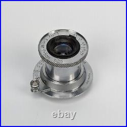 Leitz Elmar 50mm f3.5 Collapsable Leica Screw Mount Lens vintage 1945 ltm 5cm