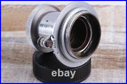 Leitz Elmar lens 3.5/50 mm RF M39 LEICA Zeiss Eleitz Wetzlar Silver