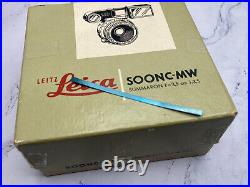Leitz Leica 35mm F3.5 Summaron For M3 SOONC-MW Goggles Haze with Strong Light