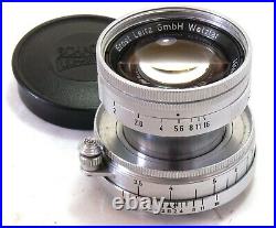 Leitz Leica 50mm f/2 Summicron collapsible lens LTM screw fit EXC++ #310002