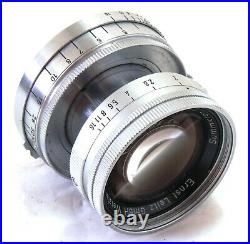 Leitz Leica 50mm f/2 Summicron collapsible lens LTM screw fit EXC++ #310002