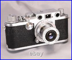 Leitz Leica Elmar 50mm f3.5 Screw LTM Red Scale f. Rangefinder IIIf #019726